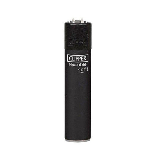 Clipper Soft Touch Black Lighters
