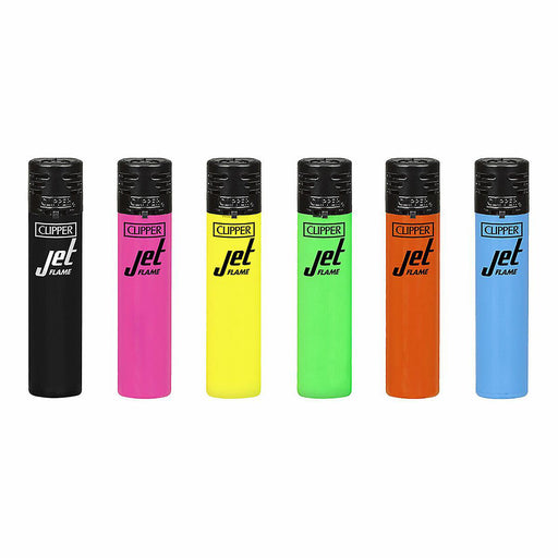 Clipper Jet Flame Lighters Shiny Fluorescent Canada