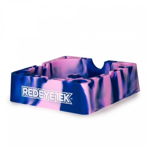 Red Eye Tek 4.75" Purple Square Silicone Ashtray Canada