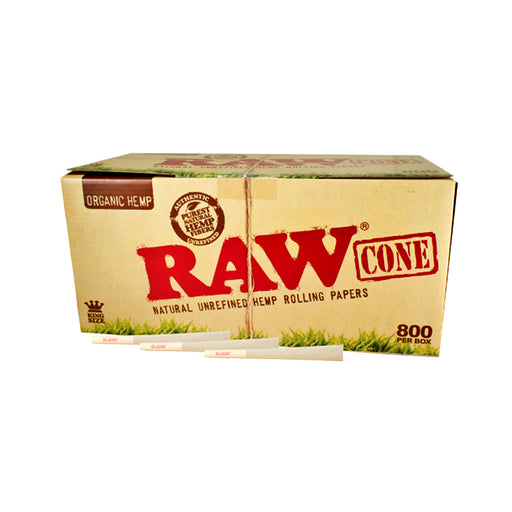 Bulk Quantities of RAW Organic King Size Cones