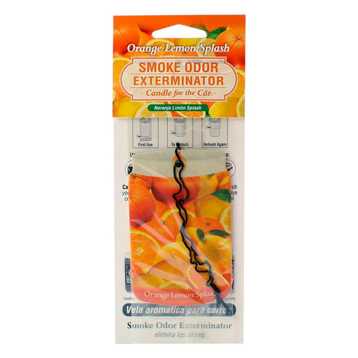 Orange Lemon Splash Smoke Odor Exterminator Candle for the Car Air Freshener Canada