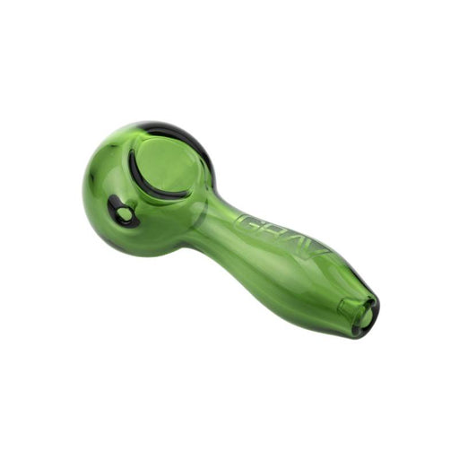 Grav Spoon Pipe 4 Inch Green