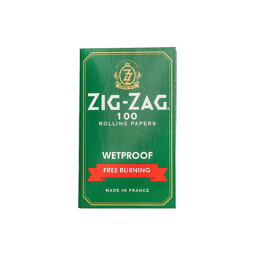 Zig Zag Green Wet Proof Free Burning Rolling Papers for Camping and Outdoors Canada