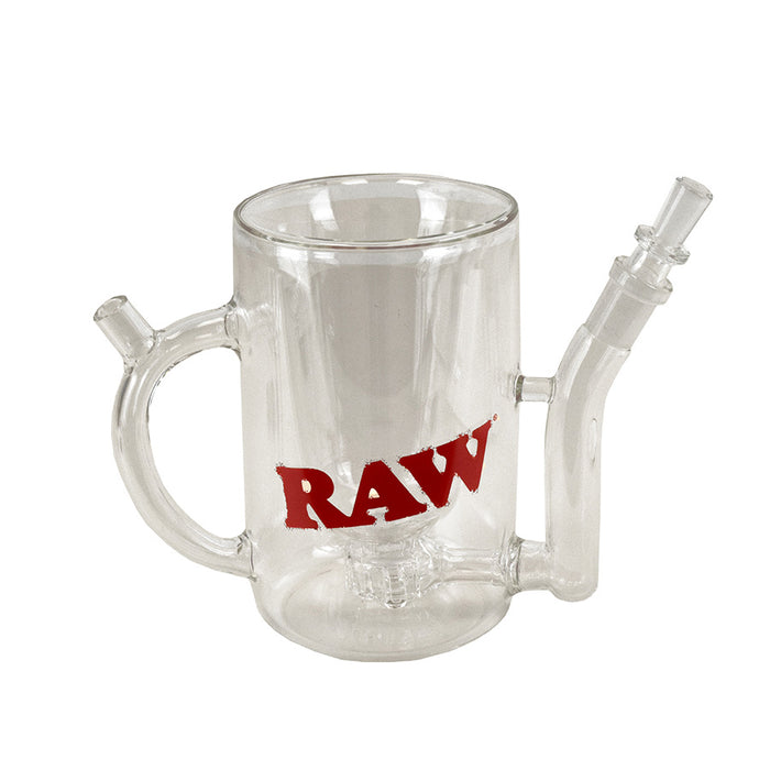 RAW Wake Up and Bake Up Double Walled Perc-a-Bake Mug Bubbler