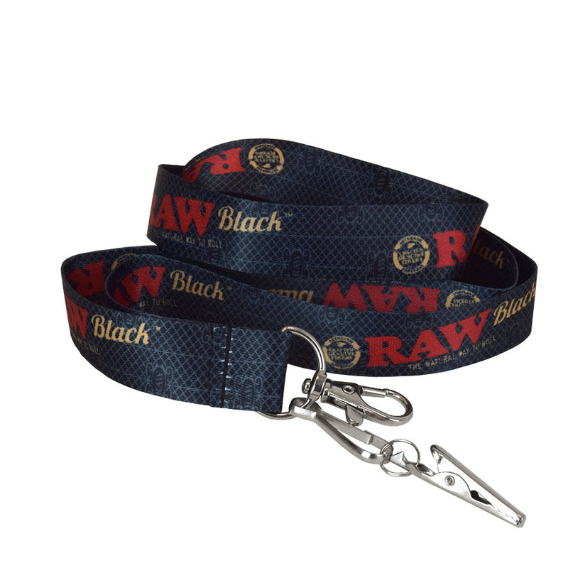 RAW Black Lanyard with Roach Clip Buy Online in Canada