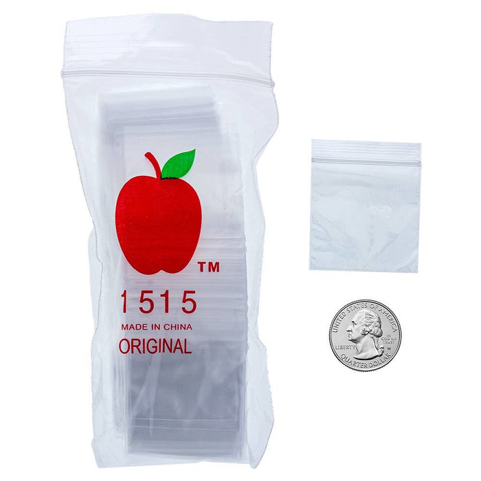 1515 Original Apple Bags 1.5 x 1.5- SILVER — TBS Supply Co
