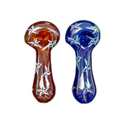 Nautical Stars Hand Pipe Red Eye Glass