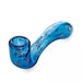 silver snowflakes Christmas Winter Wonderland Sapphire Blue Sherlock Hand Pipe
