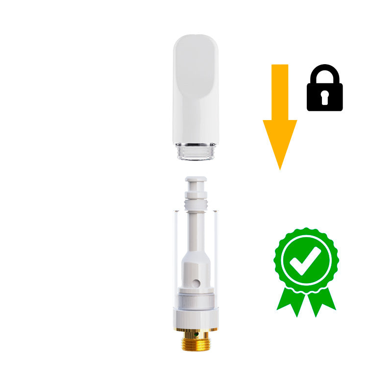 0.5ml AVEO Full Ceramic Easy Press On Cartridges Canada