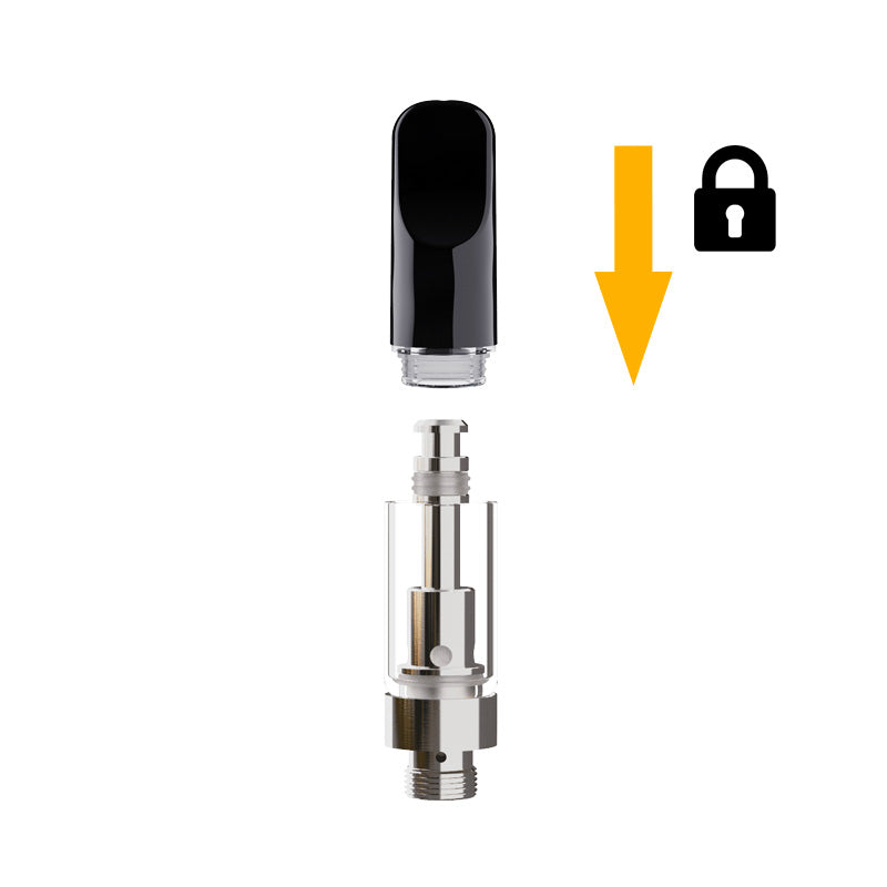 AVEO Cartridges with Black Ceramic Mouth Piece 0.5ml