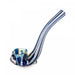Blue Sherlock Claw Free Standing Hash Pipe without Carb Hole