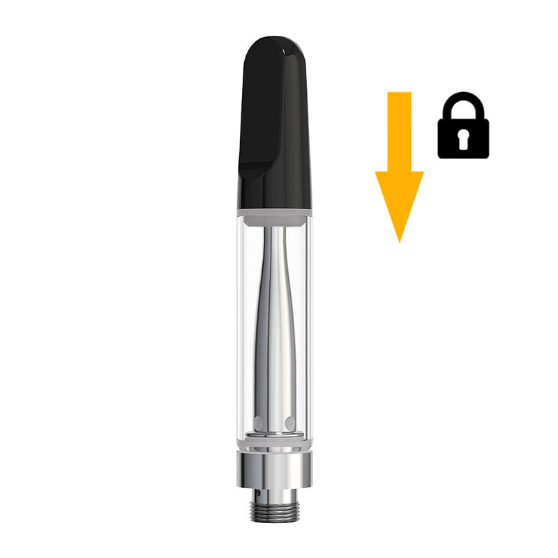 Authentic CCELL TH2 EVOMAX Glass Cartridge with Snap Fit Black Ceramic Tip - 1ml