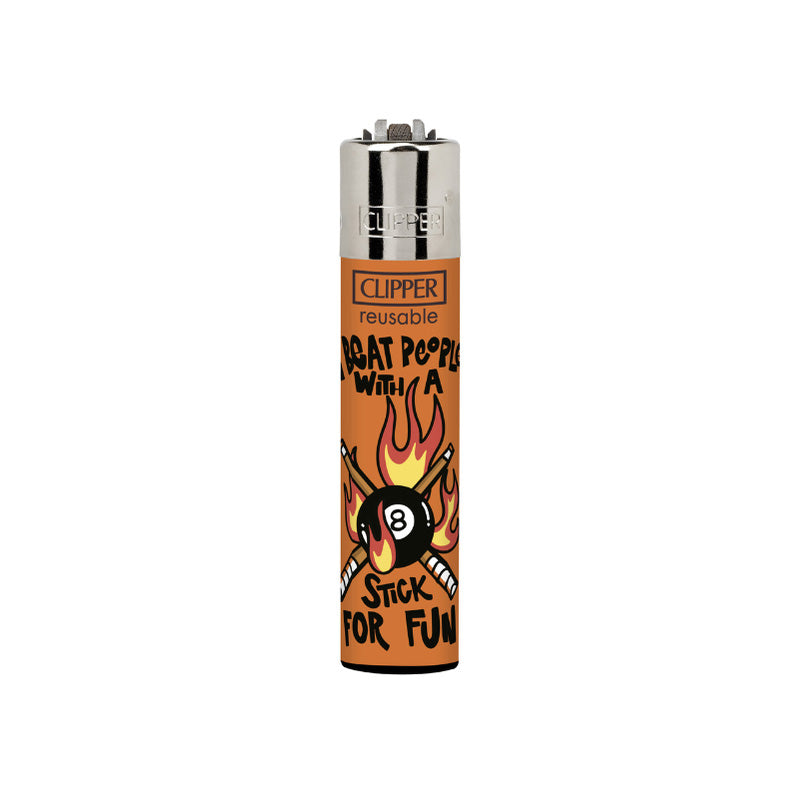 I beat people with a stick for fun Clipper Lighters Canada