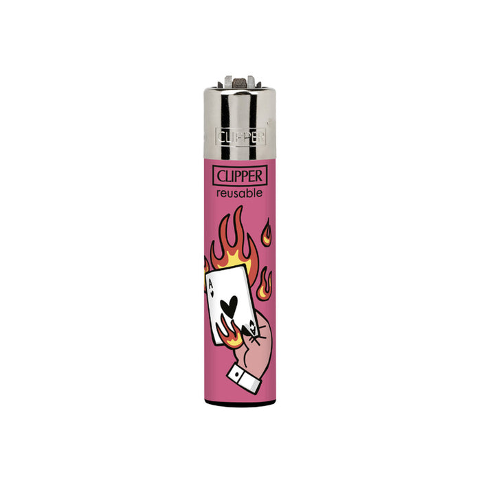 Ace of Hearts Games on Fire Collection Clipper Lighters Canada