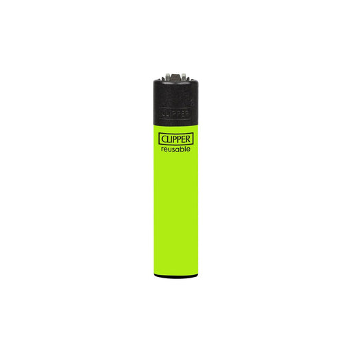 Green Clipper Micro Lighter Solid Fluorescent Canada