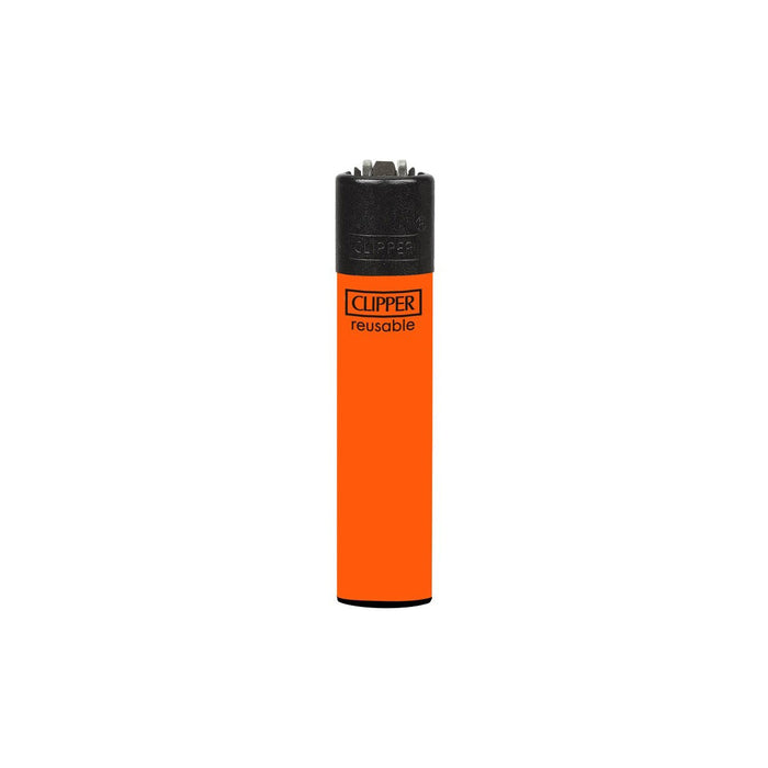 Orange Clipper Micro Lighter Solid Fluorescent Canada