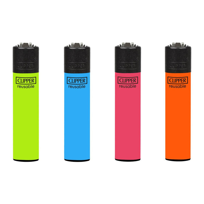 Clipper Micro Lighters Solid Fluorescent Colours Canada
