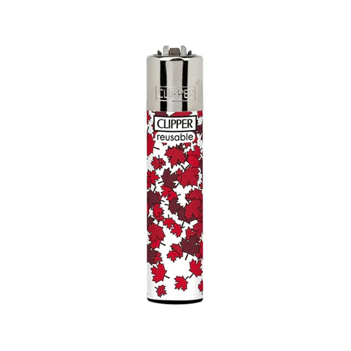 Clipper Lighter white with red maple leaves Canada
