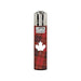 Clipper Lighter Red Plaid with White Maple Leaf Canada