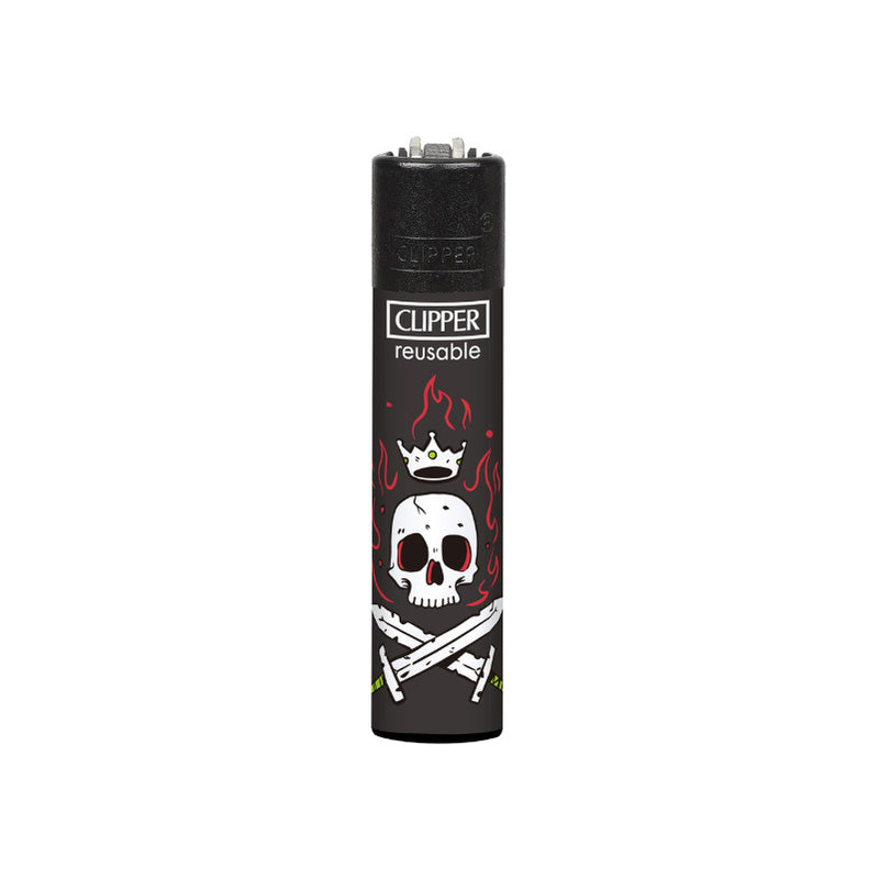 Crown and Swords Tattoo Skull Collection Clipper Lighters Canada