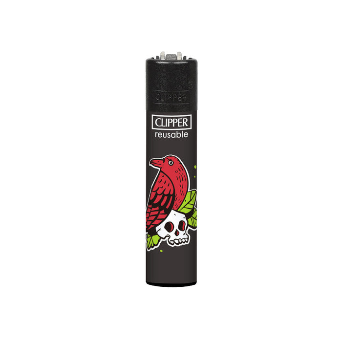 Red Bird Tattoo Skull Collection Clipper Lighters Canada