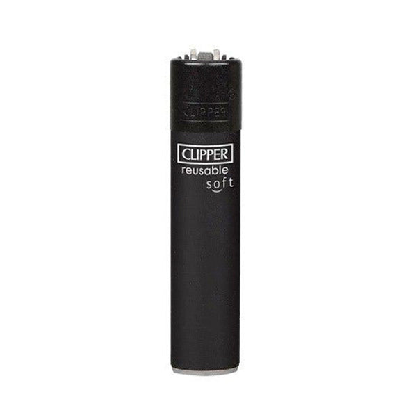 Black Soft Touch Clipper Lighters Fluorescent Colors Canada