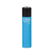 Blue Soft Touch Clipper Lighters Fluorescent Colors Canada