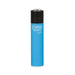 Blue Soft Touch Clipper Lighters Fluorescent Colors Canada