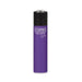 Purple Soft Touch Clipper Lighters Fluorescent Colors Canada