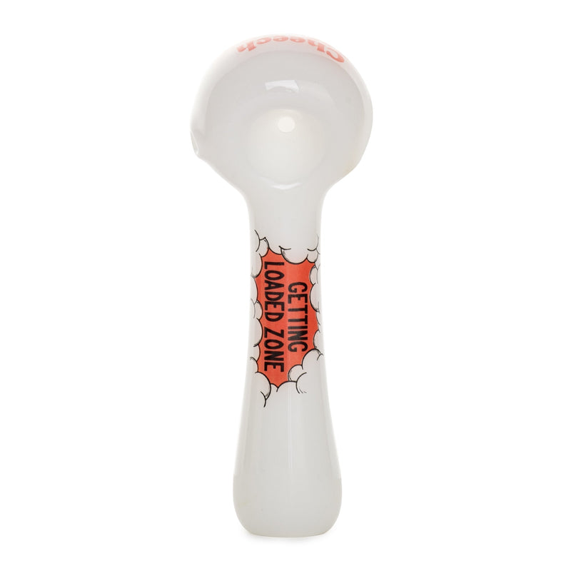 White Cheech & Chong Glass 4.5" Getting Loaded Zone Hand Pipe Buy Online in Canada