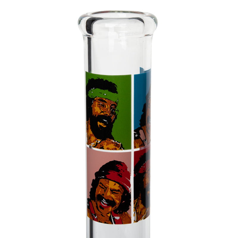 Cheech & Chong Glass 10" Pop Art Bong Pop Art Portrait detail Canada
