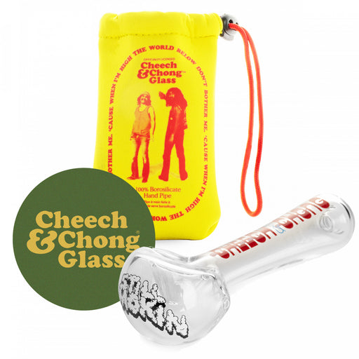 Cheech & Chong Glass 4.5"Still Smokin Hand Pipe with Pouch Canada