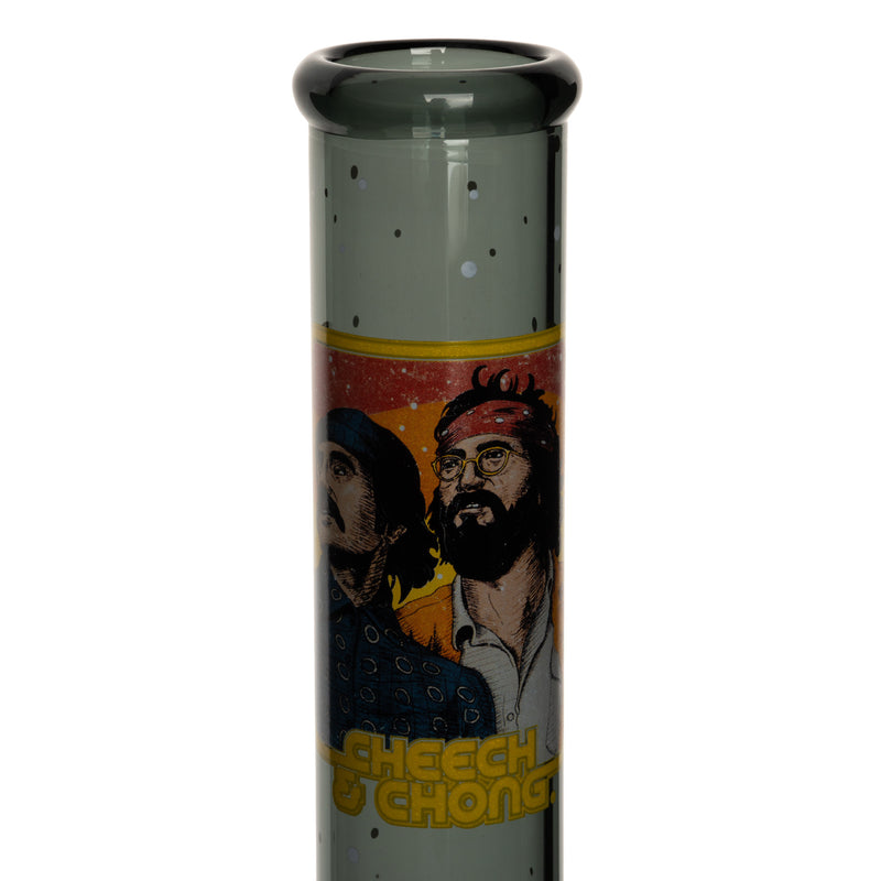 Cheech & Chong Glass 10" Stoners in Space Bong Portrait Detail Canada