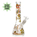 Cheech and Chong Glass Tie Dye Hippie Flowers Glow in the Dark Bong Buy Online in Canada