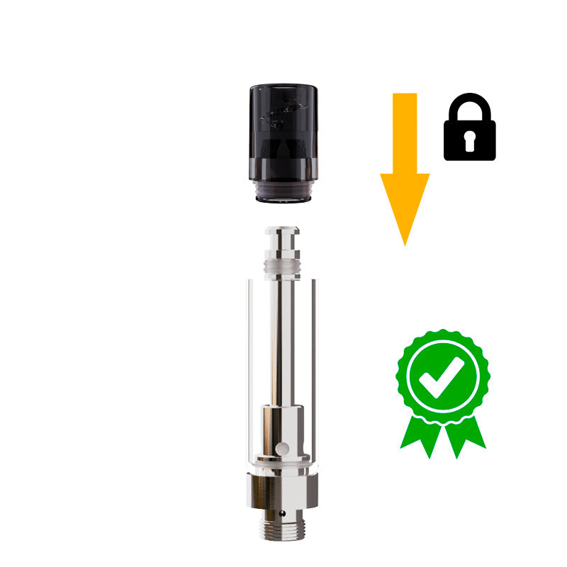 AVEO Black Plastic Barrel Helix 1ml Cartridges Canada