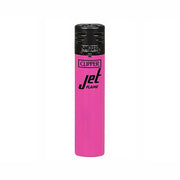 Pink Clipper Jet Flame Lighters Shiny Fluorescent Canada
