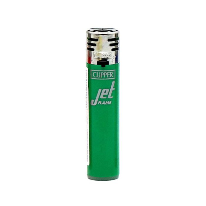 Green Clipper Jet Flame Lighters Solid Colours Canada