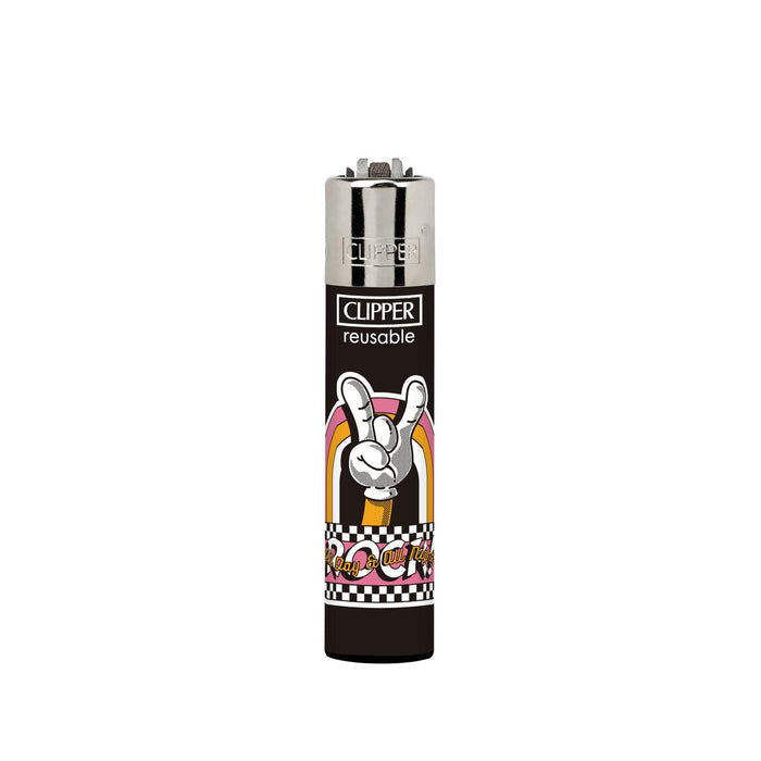 Rock On All Day and All Night Groovy World Clipper Lighters Canada