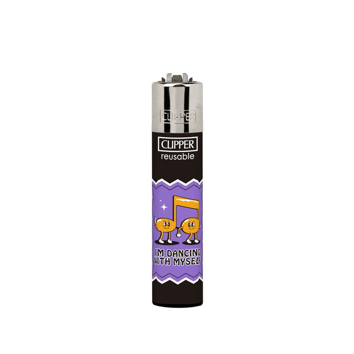I'm Dancing with Myself Music Note Groovy World Clipper Lighters Canada