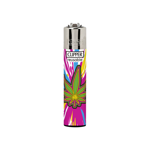 Cannabis Leaves Colorful Design Collectible Clipper Lighters Buy Online in Canada