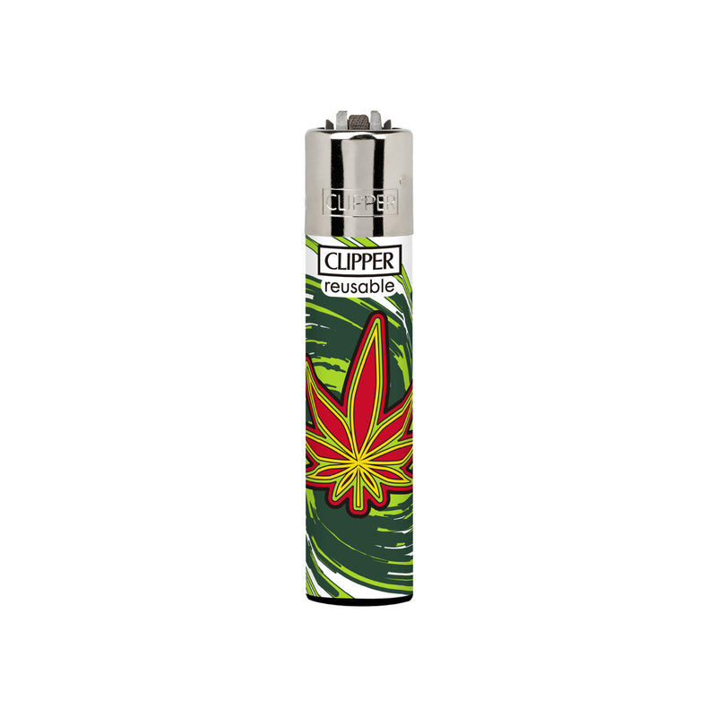 Cannabis Leaves Colorful Design Collectible Clipper Lighters Buy Online in Canada