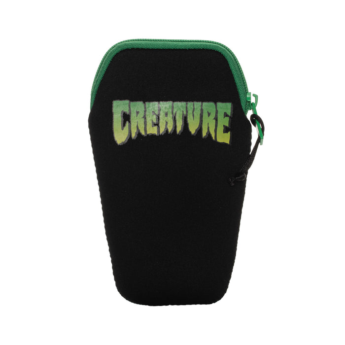 Creature 4.5" Sacrifice Spoon Hand Pipe Black with Green Coffin Pouch Canada