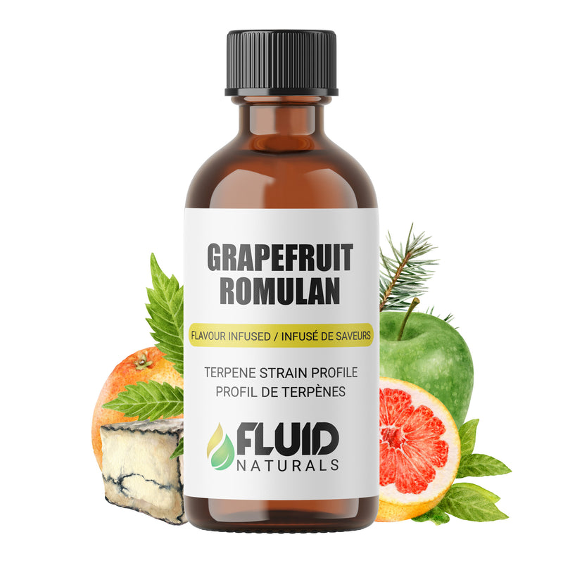 Grapefruit Romulan Fluid Naturals Profil de Terpene Strain Profile Canada