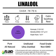 Linalool Fluid Naturals Pure Terpene Isolates Canada