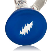 Grateful Dead Bertha Beaker Bong with Ice Pinch and Protective Silicone Base Cover