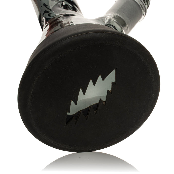 Grateful Dead Space Your Face Beaker Bong with Ice Pinch and Protective Silicone Base