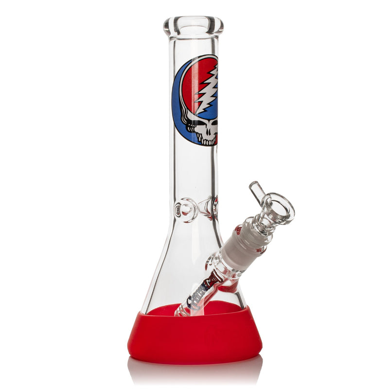 Grateful Dead Steal Your Face Bong with Protective Silicone Base Cover Online Canada