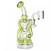 GEAR Premium 8" Tall Lime Green Dual Uptake Concentrate Recycler