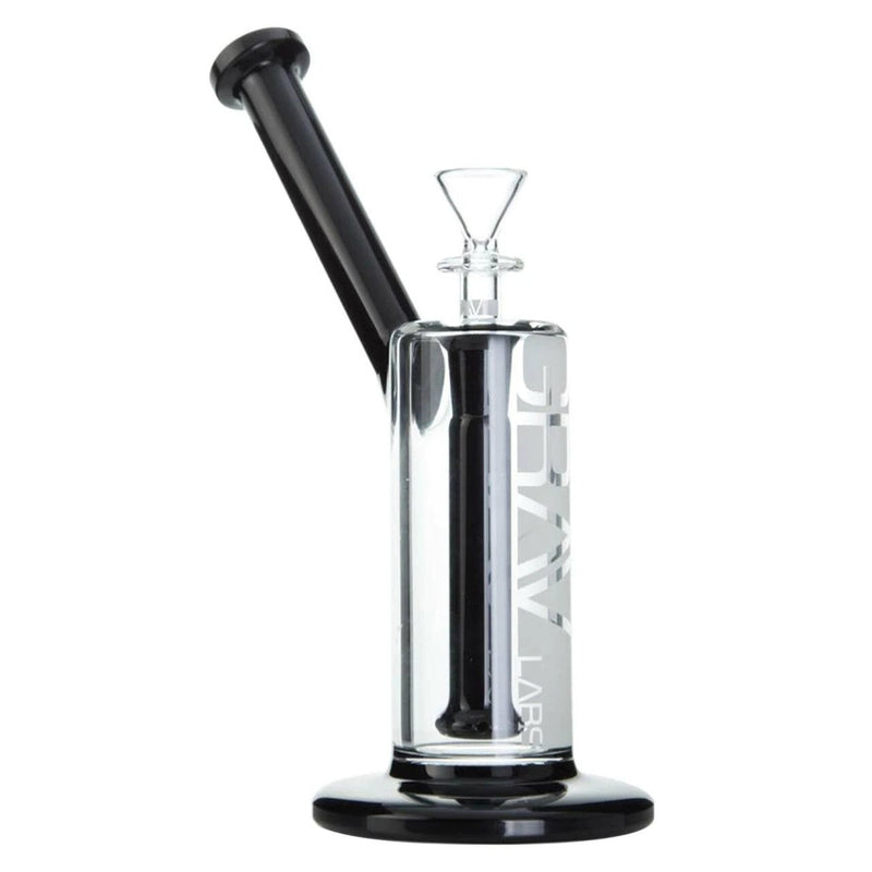 Grav Labs 9" Upright Bubbler with Tungsten Showerhead Downstem and Black Accents