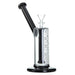 Grav Labs 9" Upright Bubbler with Tungsten Showerhead Downstem and Black Accents